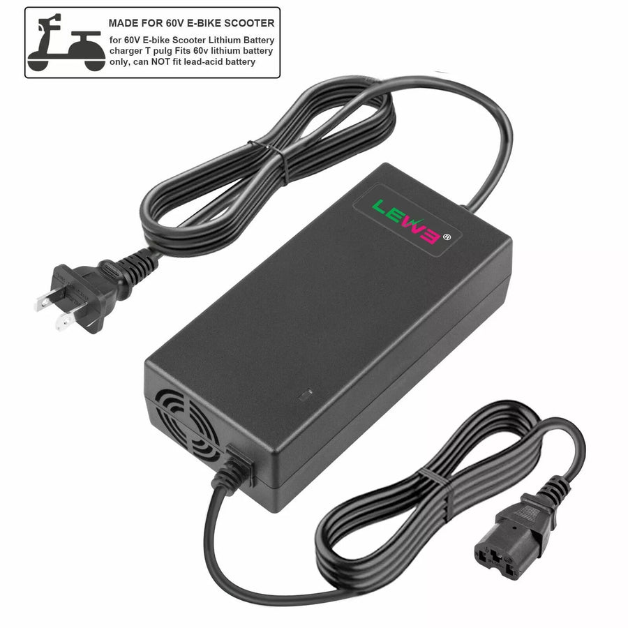 MotoTec 60v Lithium Charger PC Connector