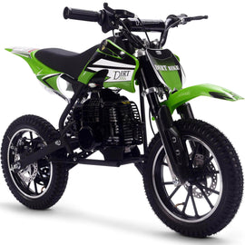 Mototec Dirt Bike Green MotoTec Alien 50cc 2-Stroke Kids Gas Dirt Bike