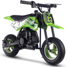 Mototec Dirt Bike Green MotoTec Supermoto 50cc 2-Stroke Kids Dirt Bike