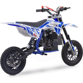 MotoTec Villain 52cc 2-Stroke Kids Gas Dirt Bike - Financing Available