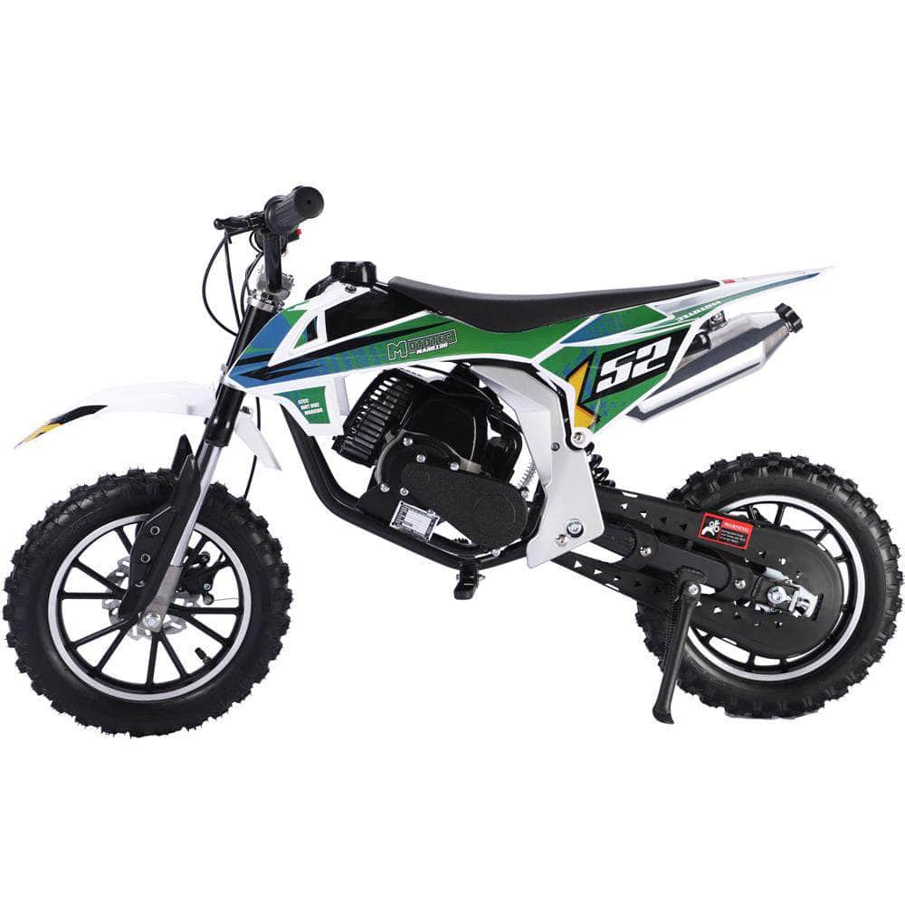 MotoTec Warrior 52cc 2-Stroke Kids Gas Dirt Bike