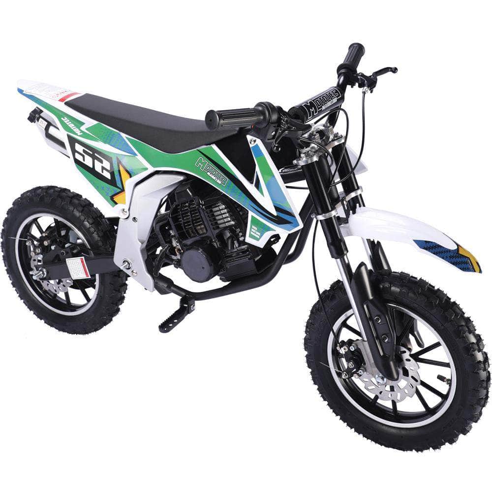 MotoTec Warrior 52cc 2-Stroke Kids Gas Dirt Bike