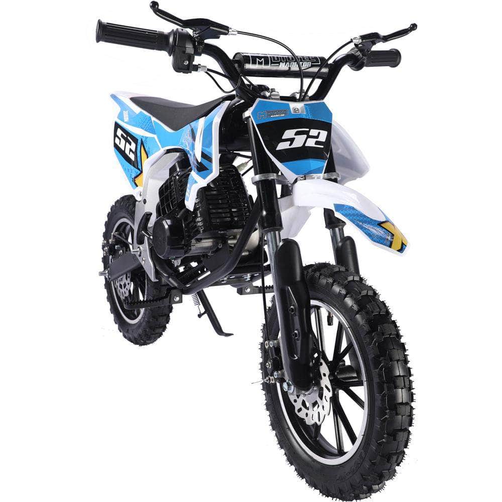 MotoTec Warrior 52cc 2-Stroke Kids Gas Dirt Bike