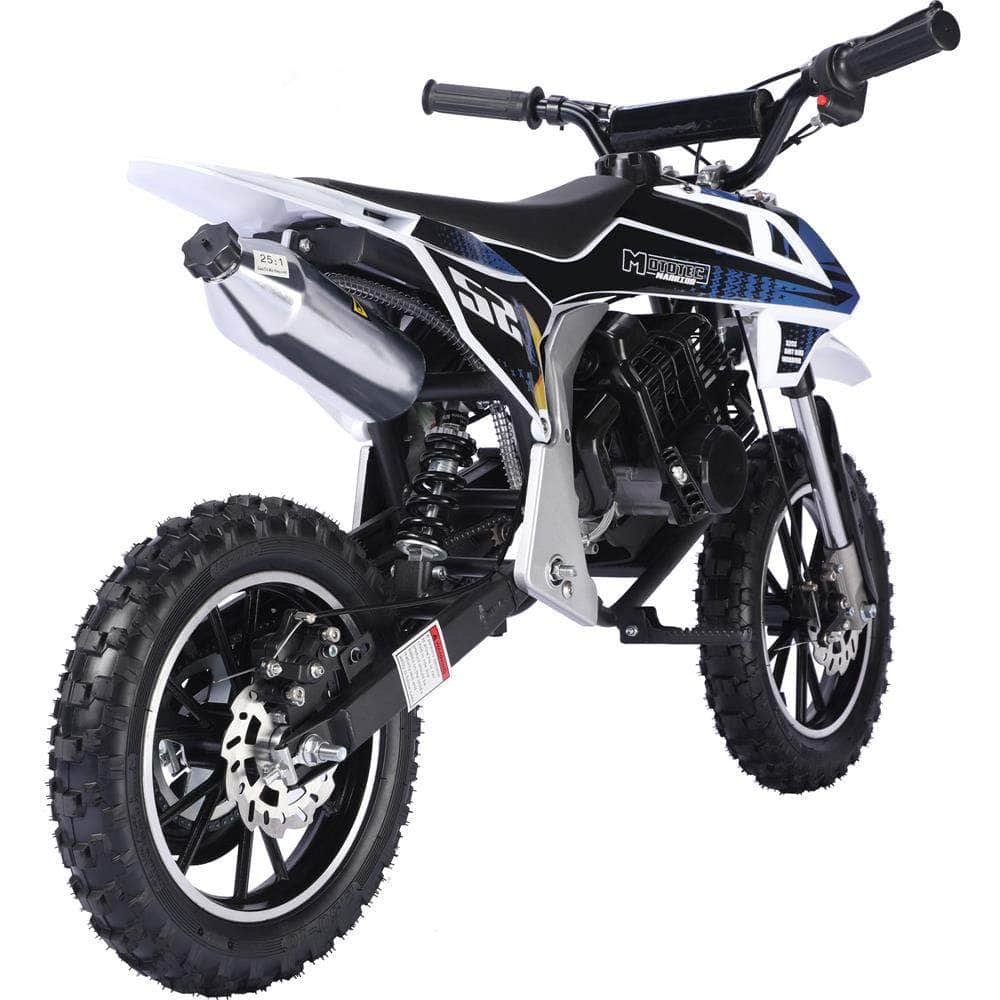 MotoTec Warrior 52cc 2-Stroke Kids Gas Dirt Bike