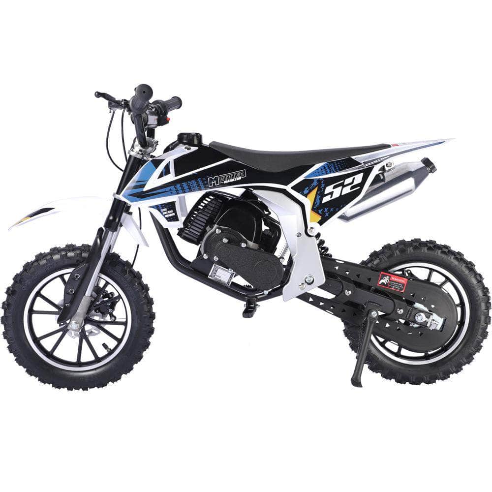 MotoTec Warrior 52cc 2-Stroke Kids Gas Dirt Bike