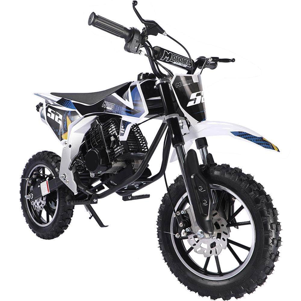 MotoTec Warrior 52cc 2-Stroke Kids Gas Dirt Bike