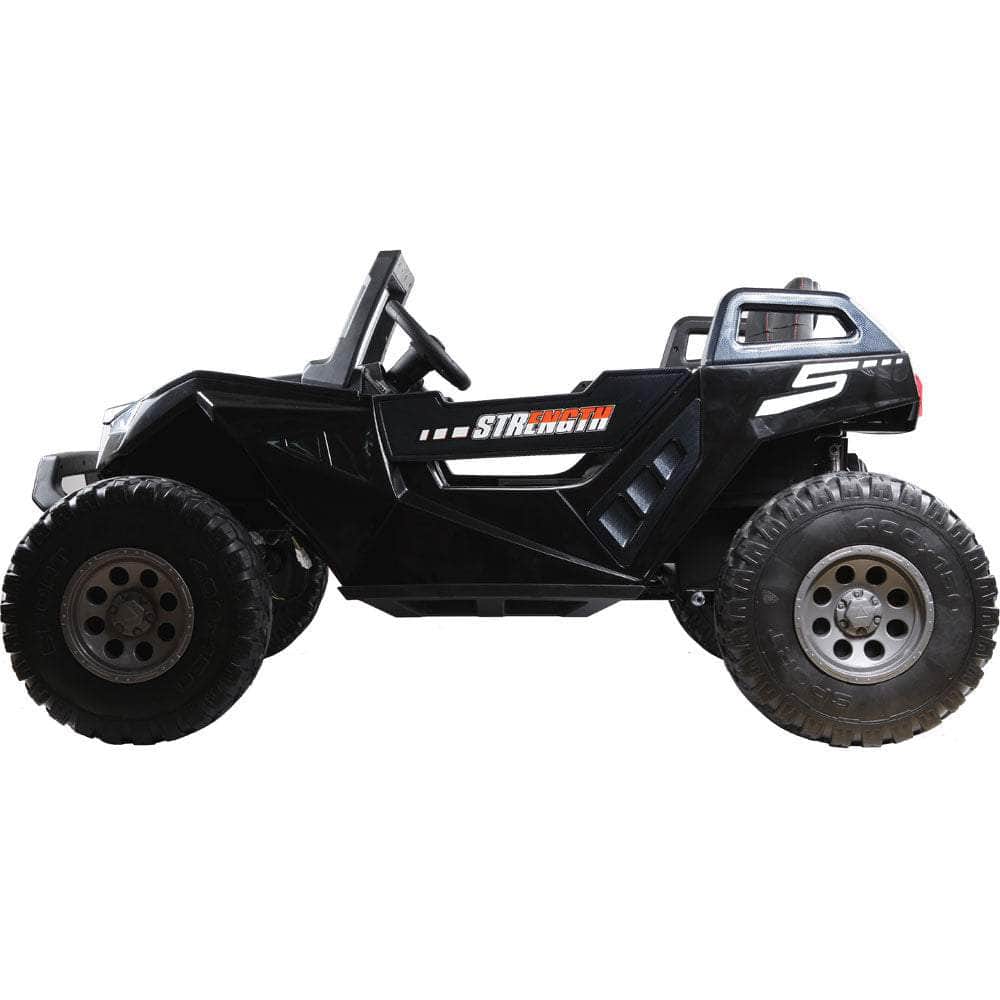 Ships in 2026 - MotoTec Baja 4x4 Kids 24v UTV electric ride-on car with 4-wheel drive, leather seat, Bluetooth stereo, lights