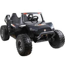 Load image into Gallery viewer, Ships in 2026 - MotoTec Baja 4x4 Kids 24v UTV electric ride-on car with 4-wheel drive, leather seat, Bluetooth stereo, lights