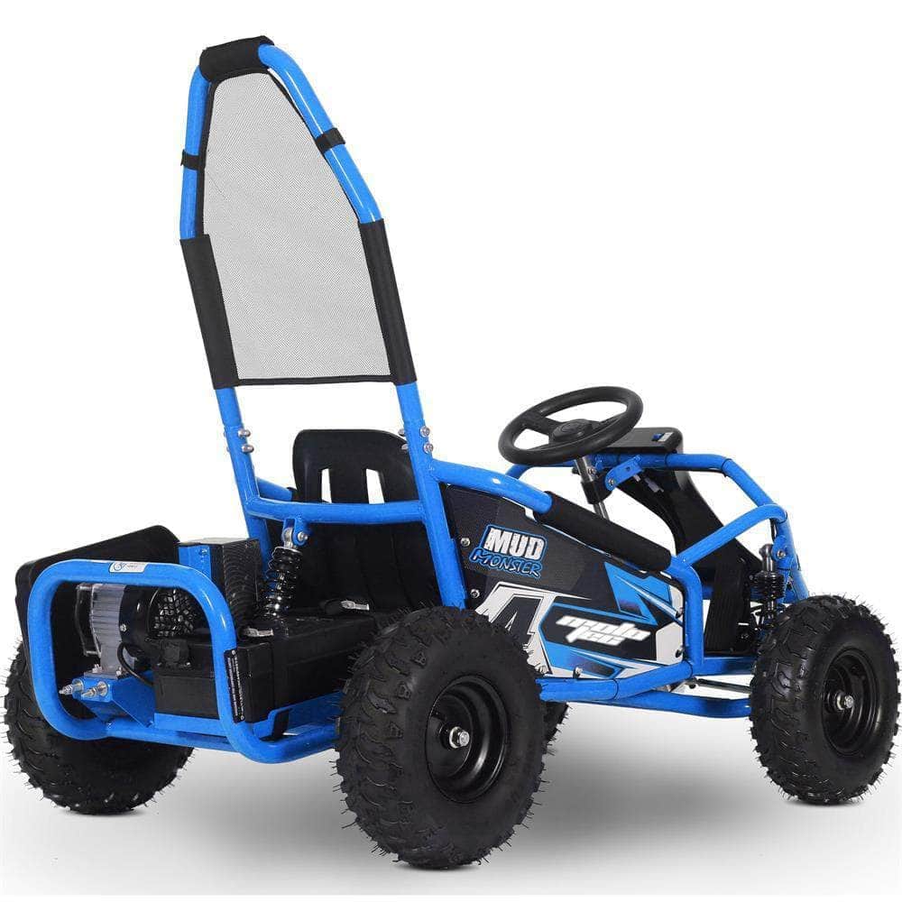 Ships in 2026 - MotoTec Mud Monster Kids Electric 48v 1000w Go Kart Full Suspension