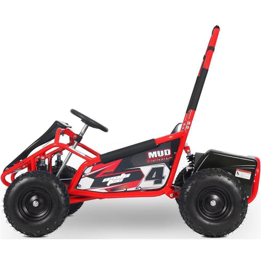 Ships in 2026 - MotoTec Mud Monster Kids Electric 48v 1000w Go Kart Full Suspension