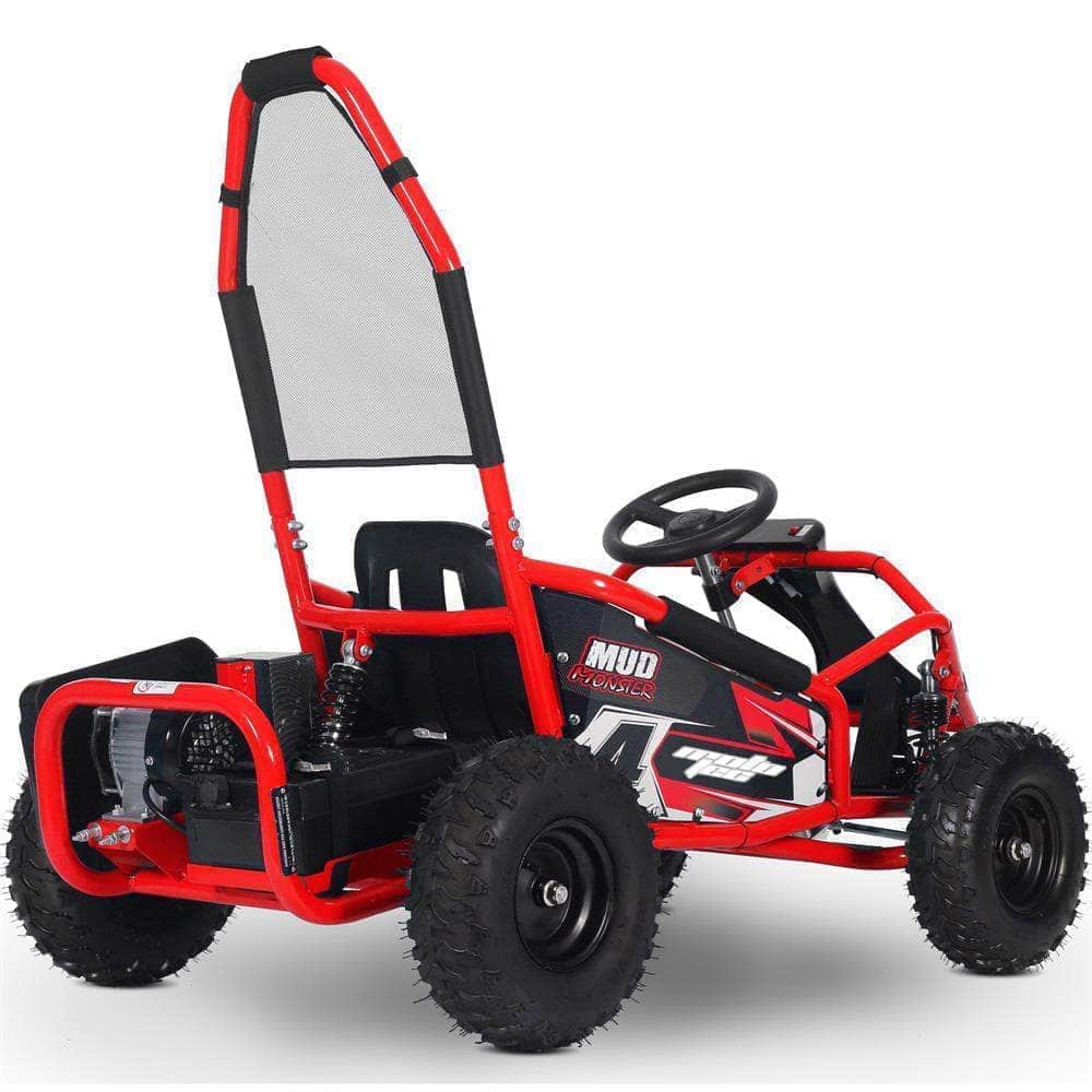 Ships in 2026 - MotoTec Mud Monster Kids Electric 48v 1000w Go Kart Full Suspension