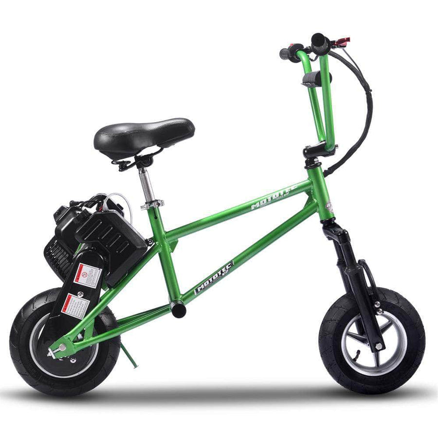 Mototec Electric Bikes Green MotoTec 49cc Gas Mini Bike V2