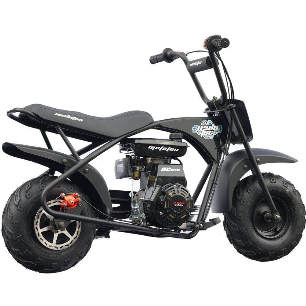 MotoTec 105cc 3.5HP Gas Powered Mini Bike, 4-stroke engine