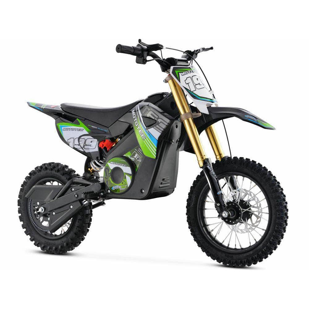 Mototec Electric Bikes MotoTec 36v Pro Electric Dirt Bike 1000w Lithium Green