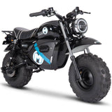 MotoTec 60V 1500W Electric Powered Mini Bike Lithium - brushless hub motor, twist throttle, all-terrain, hydraulic brakes, full suspension, max load 220 lbs
