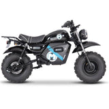 MotoTec 60V 1500W Electric Powered Mini Bike Lithium - brushless hub motor, twist throttle, all-terrain, hydraulic brakes, full suspension, max load 220 lbs