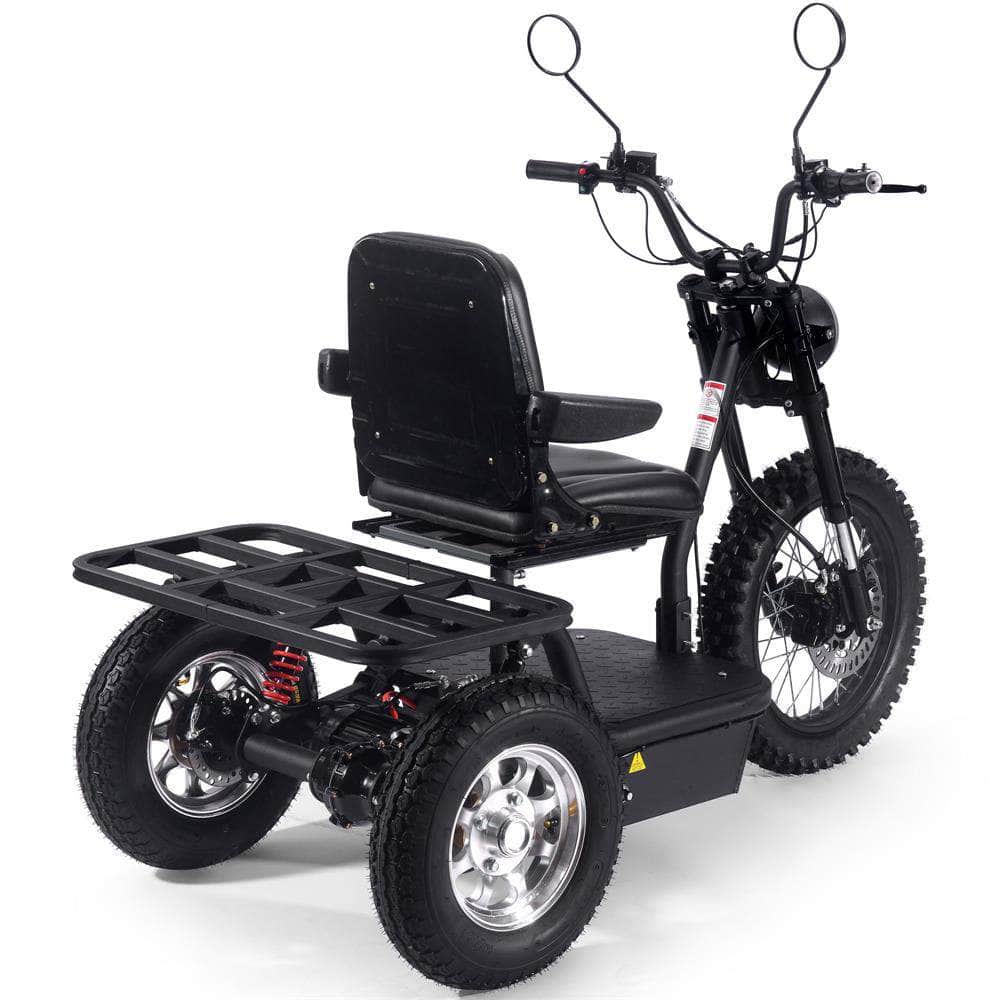 MotoTec Electric Trike 60v 1800w - dual hydraulic brakes, backrest