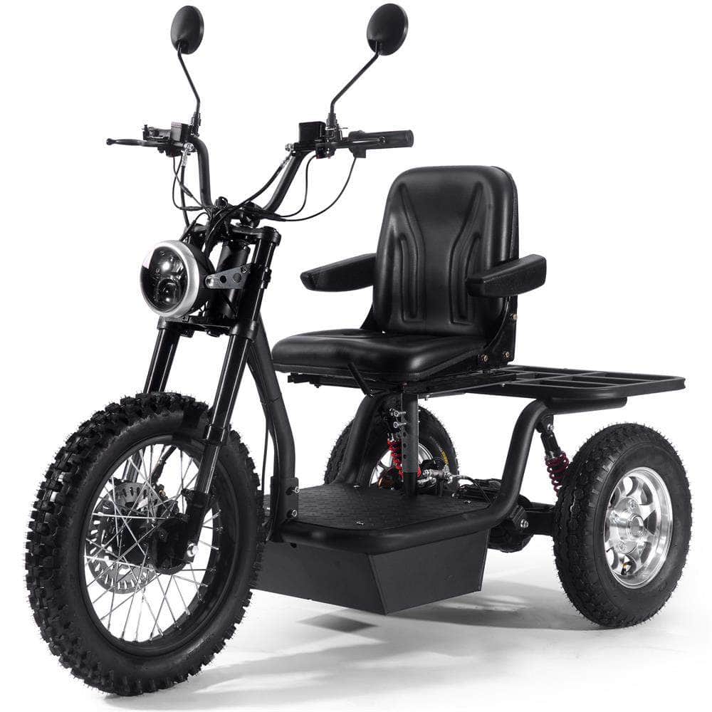MotoTec Electric Trike 60v 1800w - dual hydraulic brakes, backrest