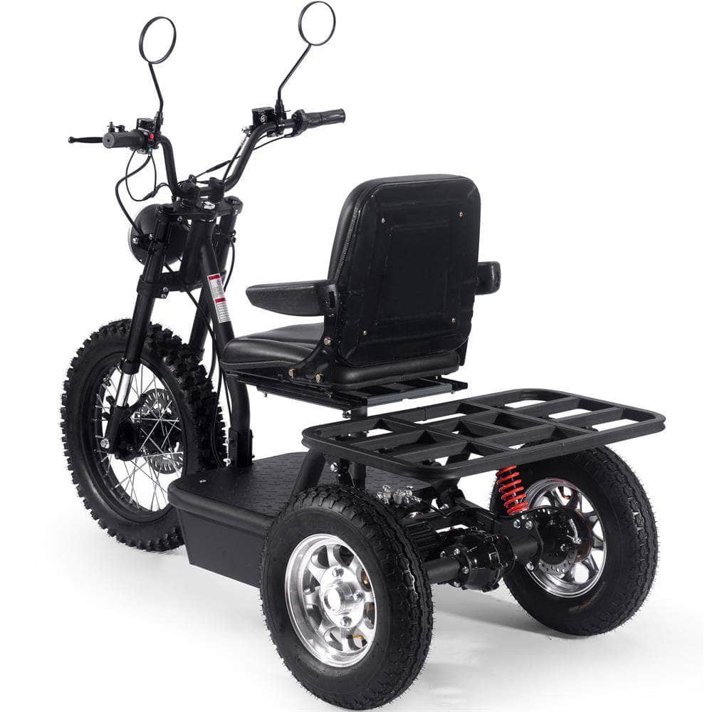 MotoTec Electric Trike 60v 1800w - dual hydraulic brakes, backrest