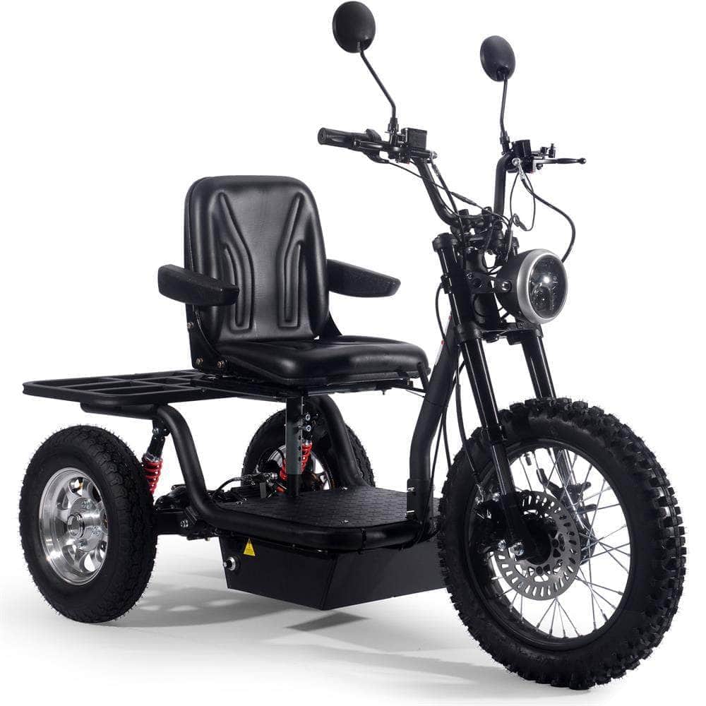 MotoTec Electric Trike 60v 1800w - dual hydraulic brakes, backrest