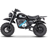 MotoTec 60V 1500W Electric Powered Mini Bike Lithium - brushless hub motor, twist throttle, all-terrain, hydraulic brakes, full suspension, max load 220 lbs