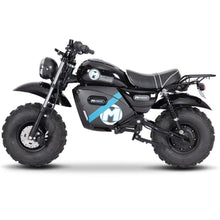 MotoTec 60V 1500W Electric Powered Mini Bike Lithium - brushless hub motor, twist throttle, all-terrain, hydraulic brakes, full suspension, max load 220 lbs