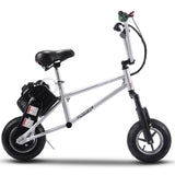 Mototec Electric Bikes Silver MotoTec 49cc Gas Mini Bike V2