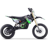 MotoTec 48V Pro Electric Dirt Bike 1800w Lithium, 13Ah, brushless, front and rear suspension