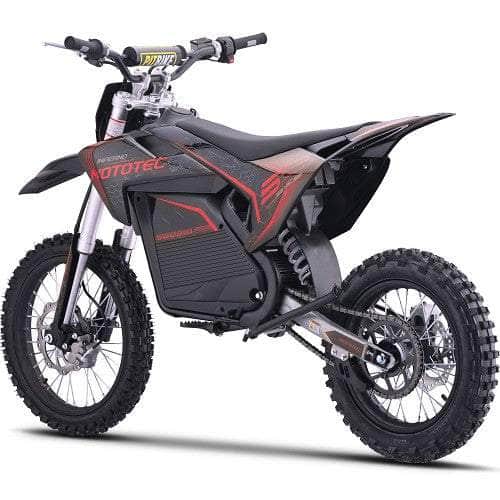 NEW!  MotoTec 72V Pro Electric Dirt Bike 5000w Lithium, 30Ah, brushless, front and rear suspension and hydraulic brakes, bluetooth - 100% Financing Available!