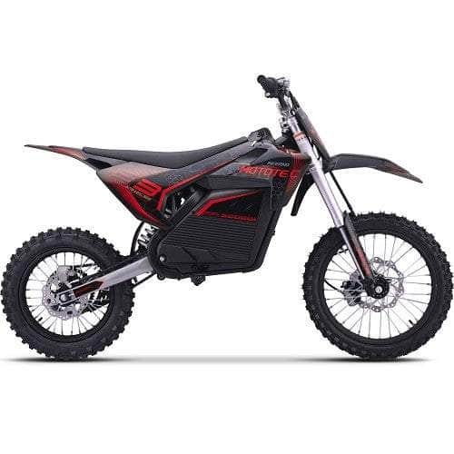 NEW!  MotoTec 72V Pro Electric Dirt Bike 5000w Lithium, 30Ah, brushless, front and rear suspension and hydraulic brakes, bluetooth - 100% Financing Available!