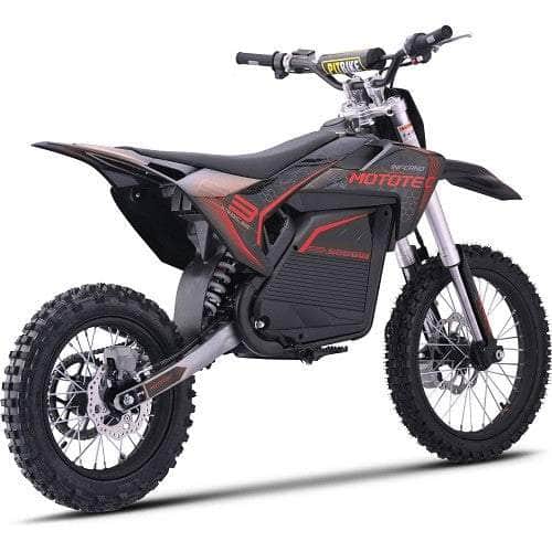 NEW!  MotoTec 72V Pro Electric Dirt Bike 5000w Lithium, 30Ah, brushless, front and rear suspension and hydraulic brakes, bluetooth - 100% Financing Available!