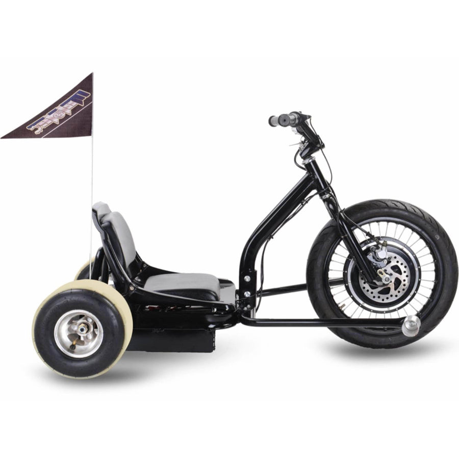MotoTec Drifter 48v 500W Electric Trike - brushless hub motor