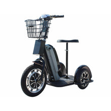 MotoTec Electric Trike 48v 800w, 3-wheel scooter with basket