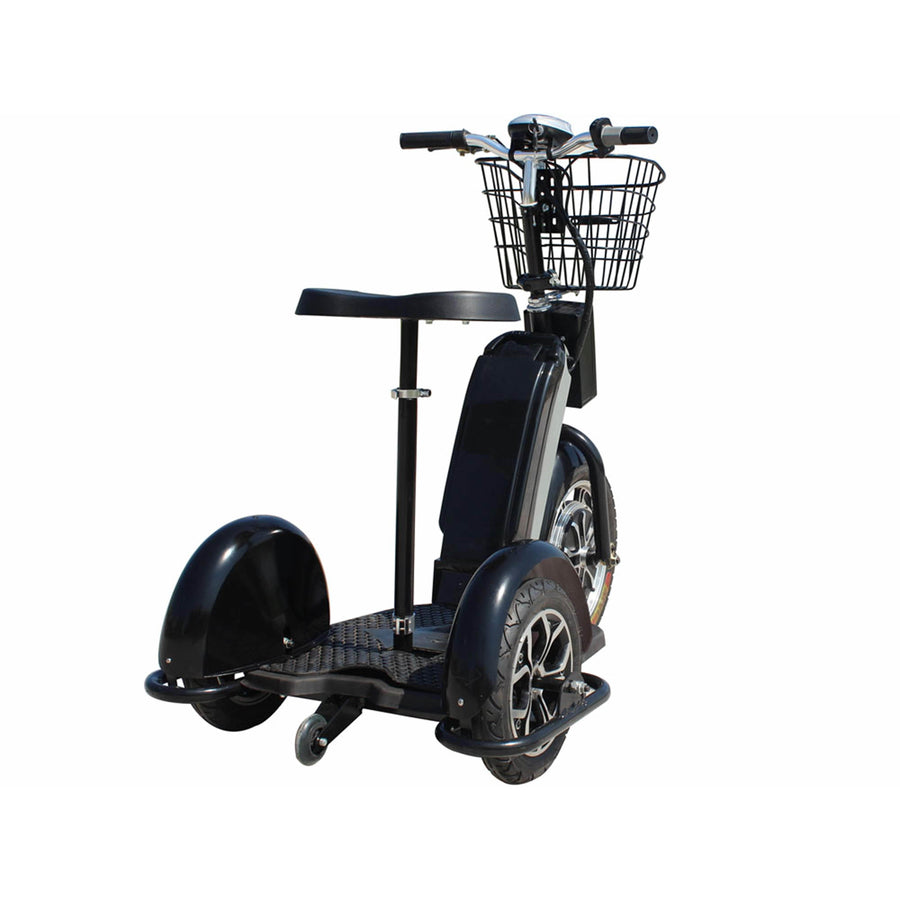 MotoTec Electric Trike 48v 800w, 3-wheel scooter with basket