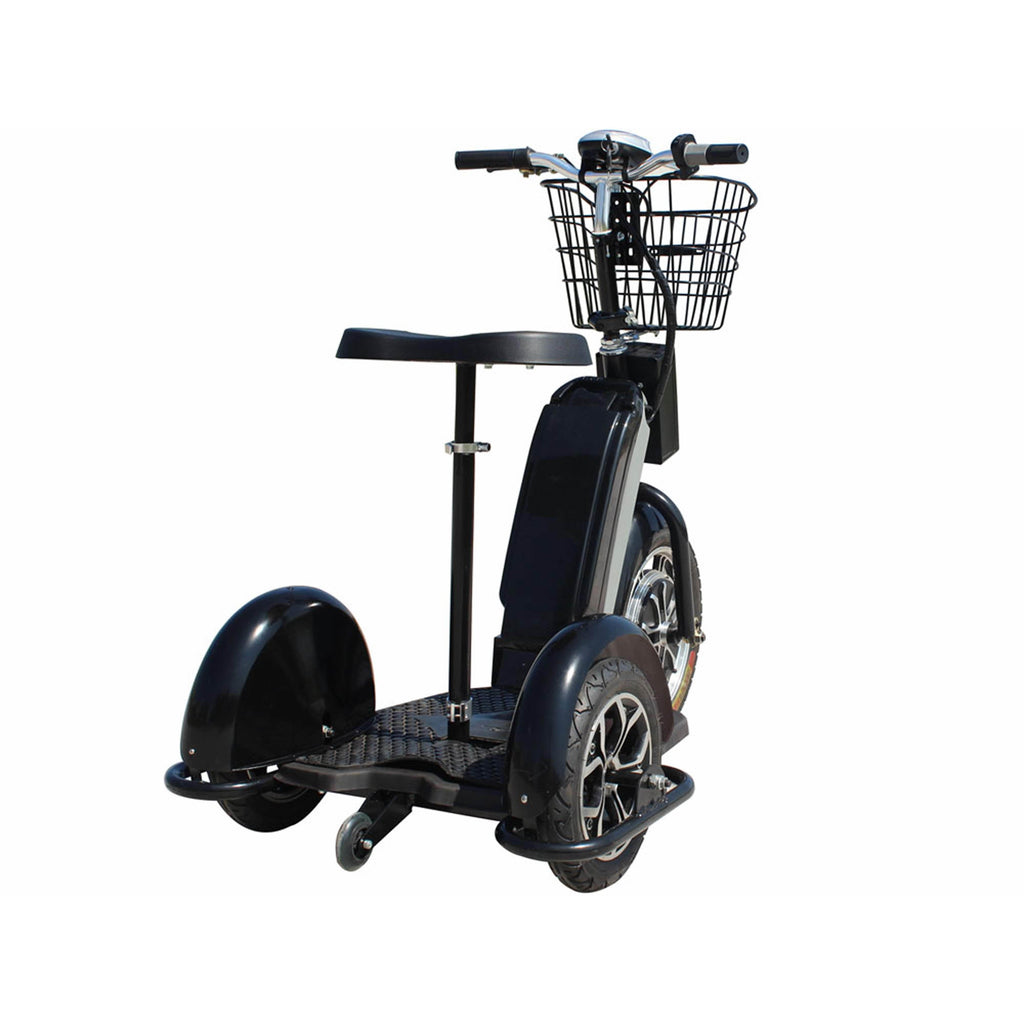MotoTec Electric Trike 48v 800w, 3-wheel scooter with basket