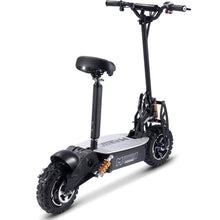 Load image into Gallery viewer, MotoTec 2000w 48v Folding Electric Scooter Black - 11-inch all terrain tires, quick release seat