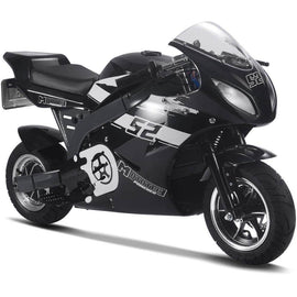 MotoTec 48v 1000w Electric Superbike Black, front and rear suspension - Financing Available!