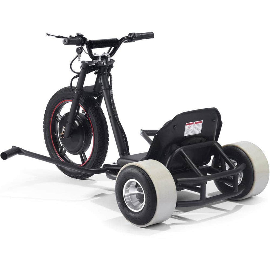 MotoTec Drifter 48v 800w Electric Trike Lithium - brushless hub motor