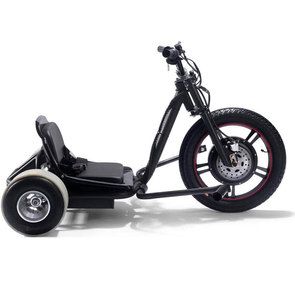 MotoTec Drifter 48v 800w Electric Trike Lithium - brushless hub motor
