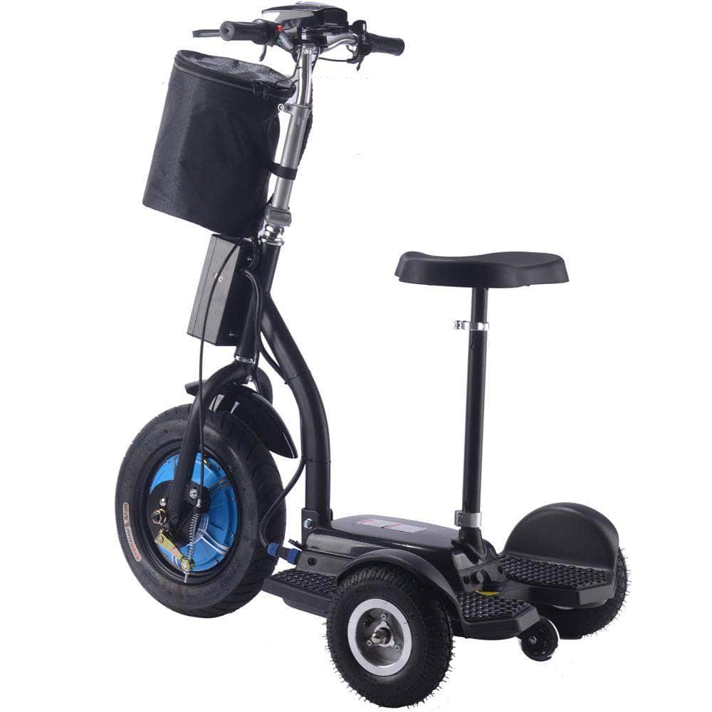MotoTec Electric Trike 48v 750w Lithium, 3-wheel scooter, brushless hub motor, basket
