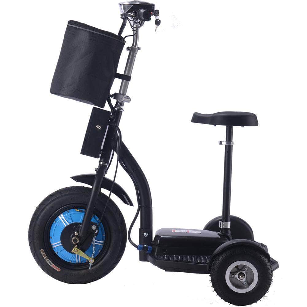 MotoTec Electric Trike 48v 750w Lithium, 3-wheel scooter, brushless hub motor, basket