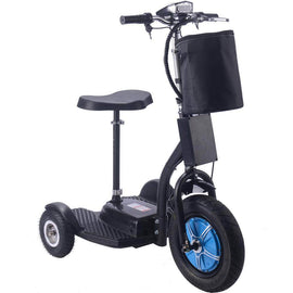 MotoTec Electric Trike 48v 750w Lithium, 3-wheel scooter, brushless hub motor, basket