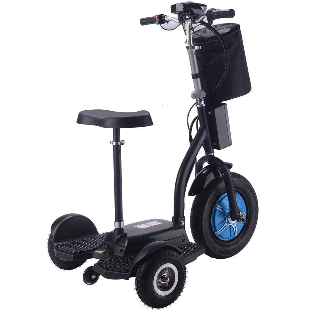 MotoTec Electric Trike 48v 750w Lithium, 3-wheel scooter, brushless hub motor, basket