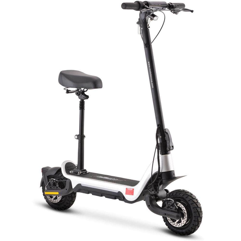 MotoTec Fury 1000w 48v Electric Scooter with Dual Hub Motors and Dual Suspension