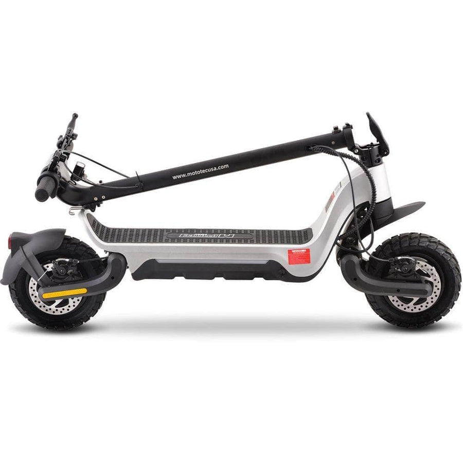 MotoTec Fury 1000w 48v Electric Scooter with Dual Hub Motors and Dual Suspension