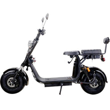 MotoTec Knockout 60v 2000w 36 Ah Fat Tire Electric Scooter - rear hub motor, 2-seater with backrest, under seat storage