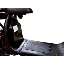 MotoTec Knockout 60v 2000w 36 Ah Fat Tire Electric Scooter - rear hub motor, 2-seater with backrest, under seat storage