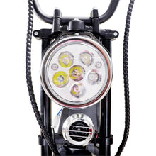 MotoTec Knockout 60v 2000w 36 Ah Fat Tire Electric Scooter - rear hub motor, 2-seater with backrest, under seat storage
