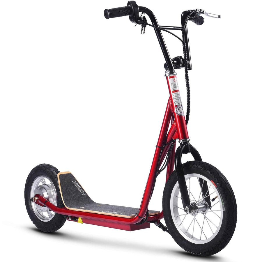 MotoTec Electric Powered Red MotoTec Groove 350W 36V 10AH Big Wheel Lithium Electric Scooter