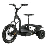 MOTOTEC 48V 1200W ELECTRIC TRIKE, 3-wheel electric scooter with seat and carrying rack!